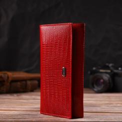 Кошелек Canpellini Из натуральной кожи Красный Фото 7