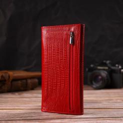 Кошелек Canpellini Из натуральной кожи Красный Фото 8