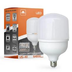Лампочка Євросвітло 40Вт 6400К (VIS-40-E27) Фото 1