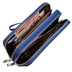 Кошелек Kivi Из экокожи Синий Фото 4