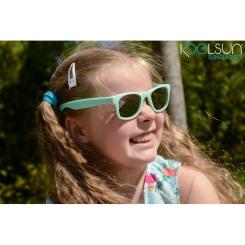 Детские солнцезащитные очки Koolsun Wave, 3-10 років, м''ятні Фото 2