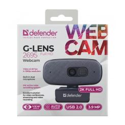 Веб-камера Defender G-lens 2695 FullHD 2K 1520p Black Фото 7