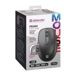 Мышка Defender Feam MM-296 Wireless Black Фото 3