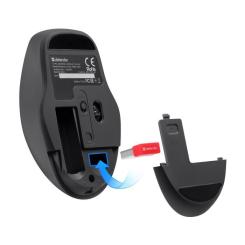 Мышка Defender Feam MM-296 Wireless Black Фото 4