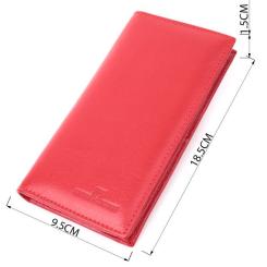 Кошелек ST Leather Из натуральной кожи Красный Фото 2
