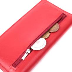 Кошелек ST Leather Из натуральной кожи Красный Фото 5