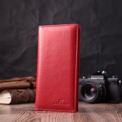 Кошелек ST Leather Из натуральной кожи Красный Фото 6