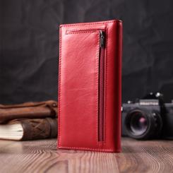 Кошелек ST Leather Из натуральной кожи Красный Фото 7