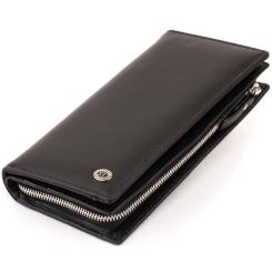 Кошелек ST Leather Кожаный женский Черный Фото