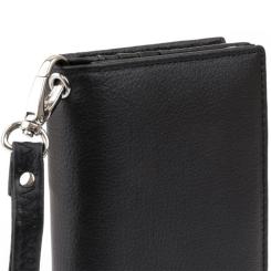 Кошелек ST Leather Кожаный женский Черный Фото 7