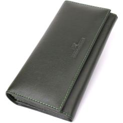 Кошелек ST Leather Из натуральной кожи Зеленый Фото