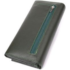 Кошелек ST Leather Из натуральной кожи Зеленый Фото 1
