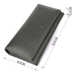 Кошелек ST Leather Из натуральной кожи Зеленый Фото 2