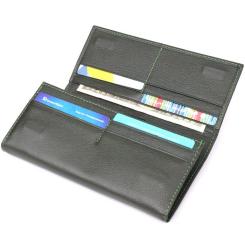 Кошелек ST Leather Из натуральной кожи Зеленый Фото 5