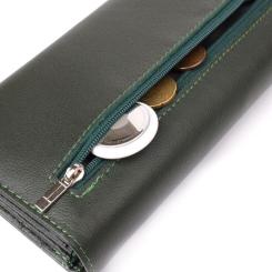 Кошелек ST Leather Из натуральной кожи Зеленый Фото 8