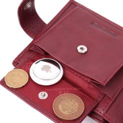 Кошелек ST Leather Из натуральной кожи Бордовый Фото 7
