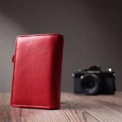 Кошелек ST Leather Из натуральной кожи Красный Фото 9