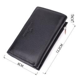 Кошелек ST Leather Кожаный Черный Фото 2