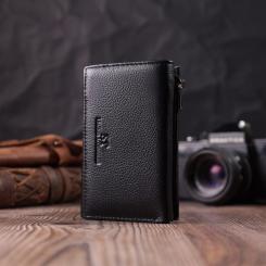 Кошелек ST Leather Кожаный Черный Фото 7
