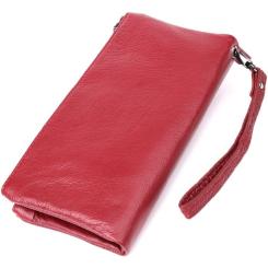 Кошелек ST Leather Кожаный Бордовый Фото 1