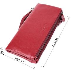 Кошелек ST Leather Кожаный Бордовый Фото 2