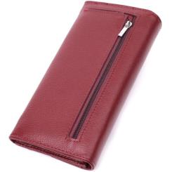 Кошелек ST Leather Из натуральной кожи Бордовый Фото 1