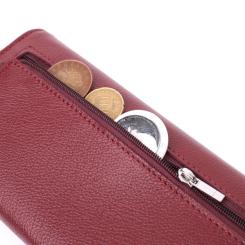 Кошелек ST Leather Из натуральной кожи Бордовый Фото 6