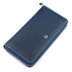 Кошелек ST Leather Синий Фото