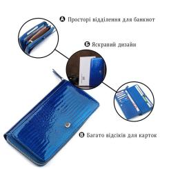 Кошелек ST Leather Синий Фото 3