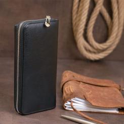 Кошелек ST Leather Кожаный Черный Фото 11