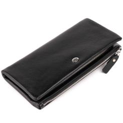 Кошелек ST Leather Зі шкіри Чорний Фото