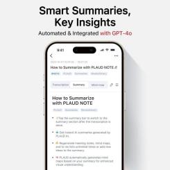 Цифровой диктофон PLAUD AI Note Black Фото 2