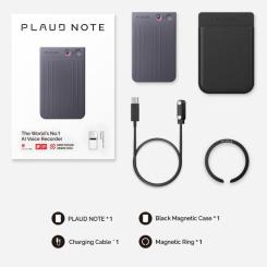 Цифровой диктофон PLAUD AI Note Black Фото 8