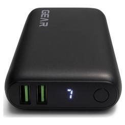 Батарея универсальная GEAR 10000mAh, PD/22.5W, black Фото 1