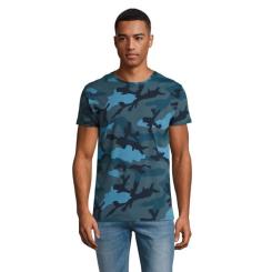 Футболка Sol's Camo men синій камо XXL Фото