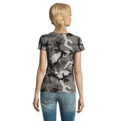Футболка Sol's Camo women сірий камо S Фото 1