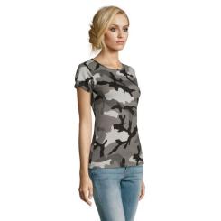 Футболка Sol's Camo women сірий камо S Фото 2