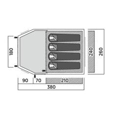 Палатка Easy Camp Lomsdal 4 (120480) Фото 6