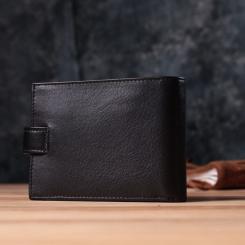Кошелек Bond Accessories З натуральної шкіри Чорний Фото 9