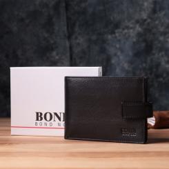 Кошелек Bond Accessories З натуральної шкіри Чорний Фото 10