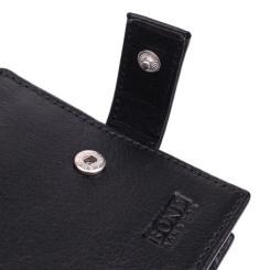 Кошелек Bond Accessories З натуральної шкіри Чорний Фото 4