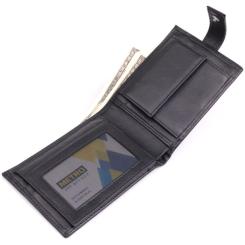 Кошелек Bond Accessories З натуральної шкіри Чорний Фото 5