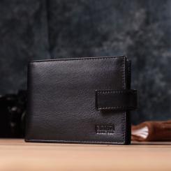 Кошелек Bond Accessories З натуральної шкіри Чорний Фото 8
