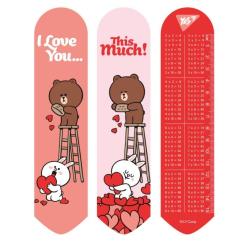 Закладки для книг Yes 2D Line Friends hearts Фото