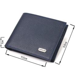 Кошелек Canpellini Из натуральной кожи флотар Синий Фото 2