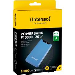 Батарея универсальная Intenso F10000 10000mAh QC/3.0 blue Фото 4