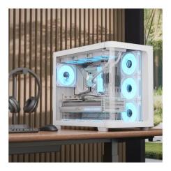 Корпус для ПК AeroCool P500C-G-WT-v1 White Фото 6