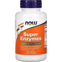 Витаминно-минеральный комплекс Now Foods Суперферменты, Super Enzymes, 90 таблеток Фото