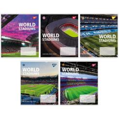 Тетрадь Yes World stadium А5 36 аркушів лінія Фото