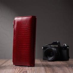 Кошелек ST Leather З натуральної шкіри Червоний Фото 9